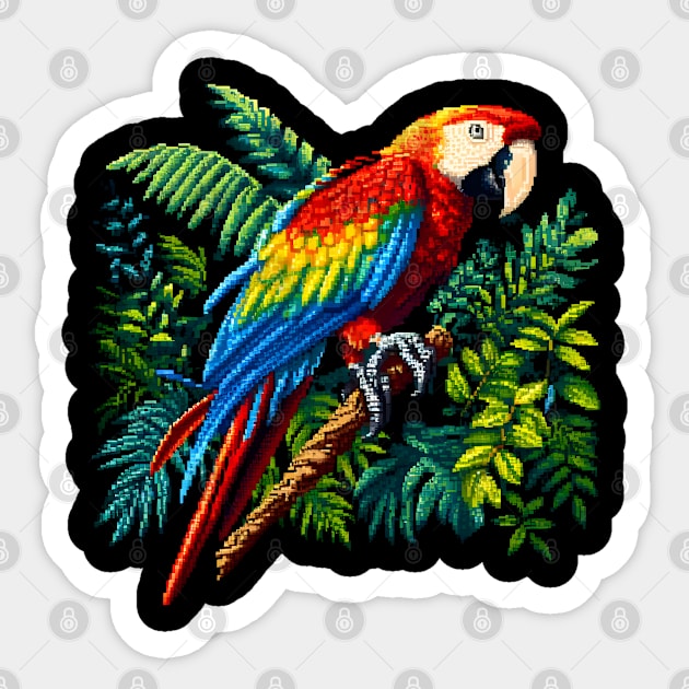 parrot owner Sticker by vaporgraphic